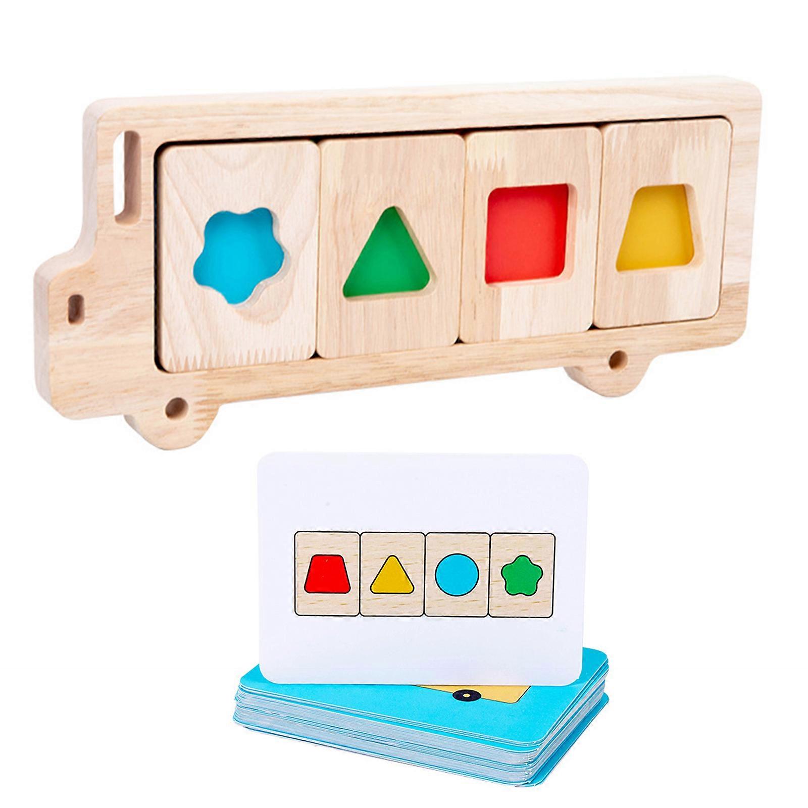 Jigsaw Puzzle Éducation Précoce Puzzle Apprentissage Ensemble De Jeu Ensemble De Jouets Éducatif Diverses Formes Entraîner Cognition Compétence