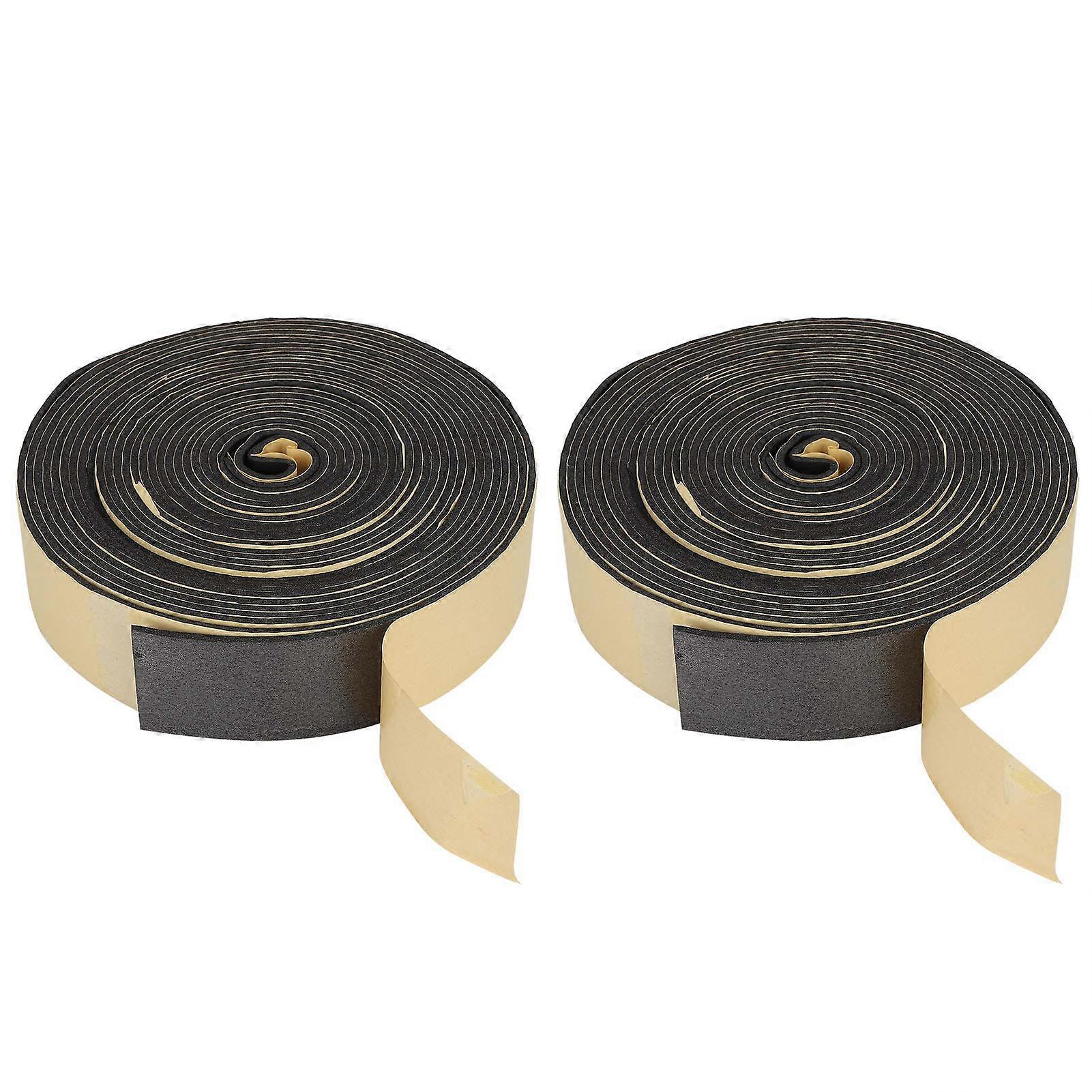 2PCS Self-Adhesive Air Conditioner Insulation Cotton Straps - Easy to Use in One Convenient Op-Bag for Home and Office