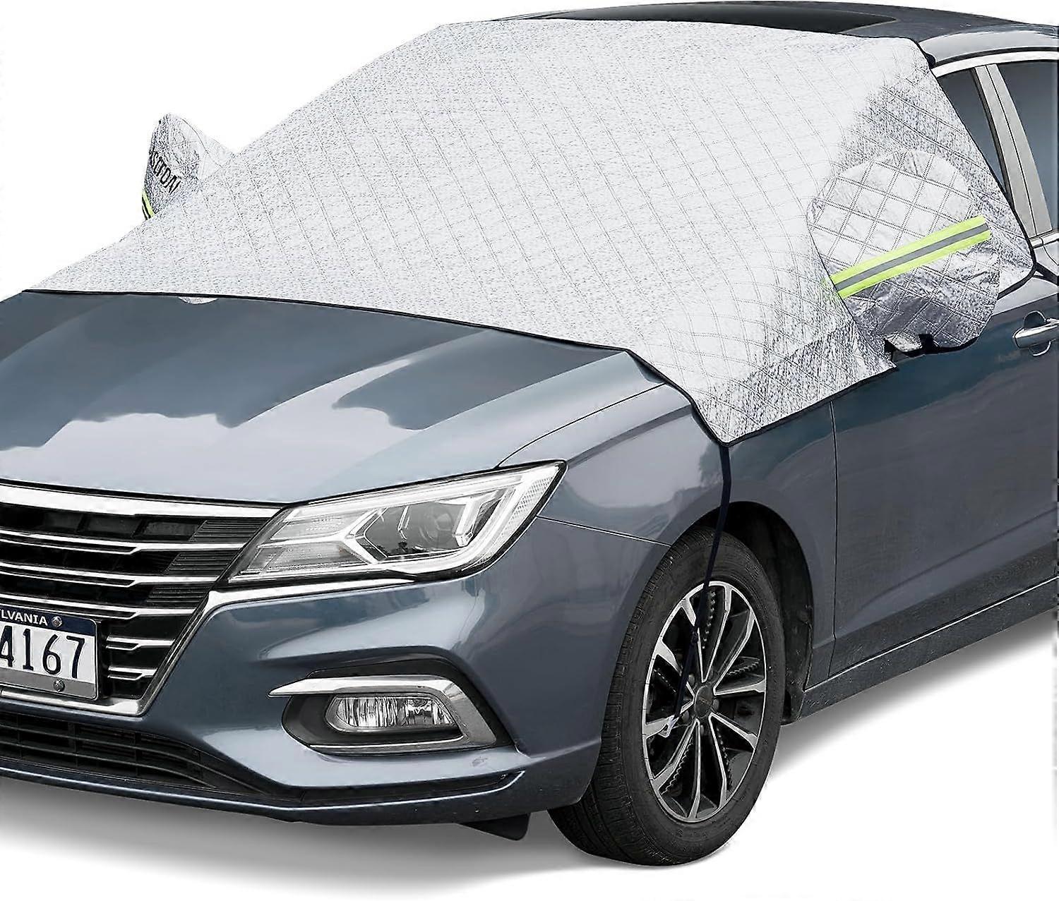 2025 Latest Model  4-Layer Windshield Snow Cover for Ice, UV, Frost - Wiper &