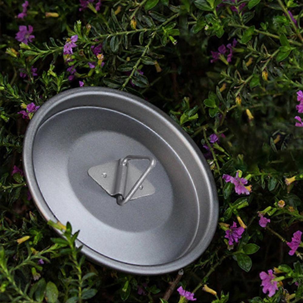 Titanium Camping Cup Lid 8.6x7.8x3cm Lightweight Durable Cover
