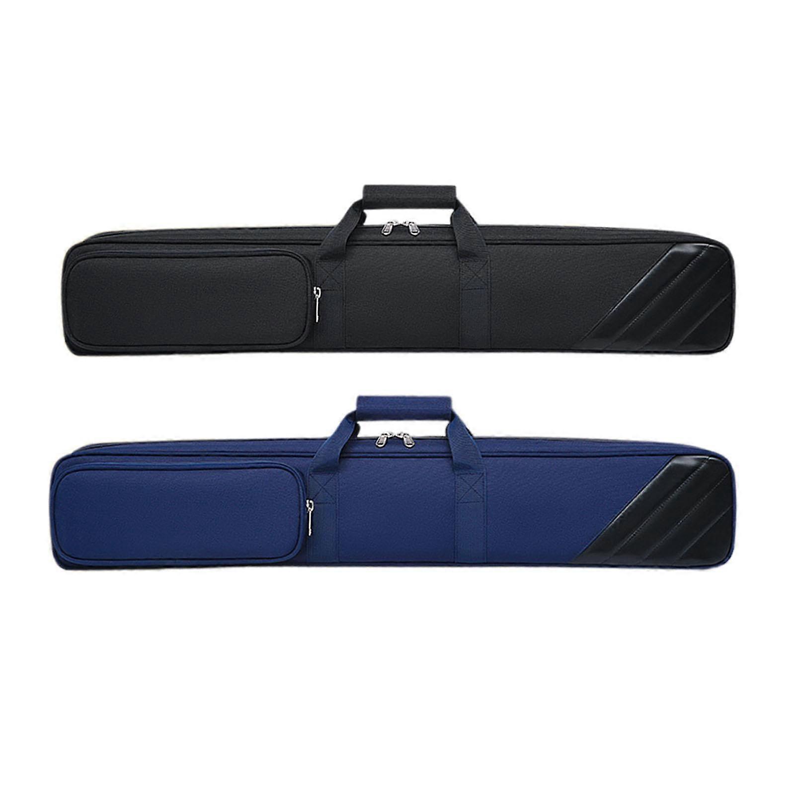 2X Pool Cue Case storage bag, compact billiard accessories, billiard Pool Cue Stick carrying bags, protective bag Ref: 4009