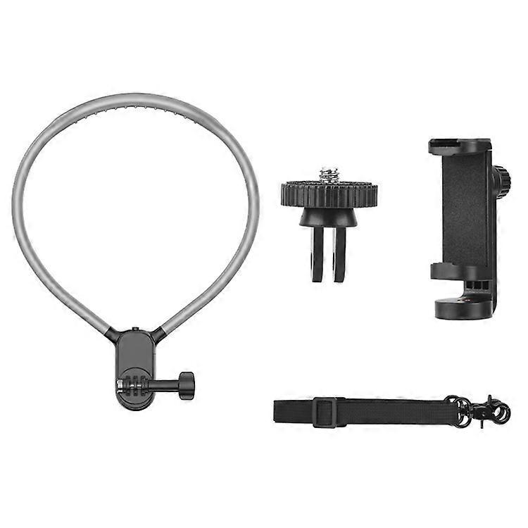 BRDRC FLY014_2 Neck Mount Strap Set Compatible For DJI Osmo Action 5 Pro / Pocket 3 / Insta360 GO 3S / GoPro Hero 13