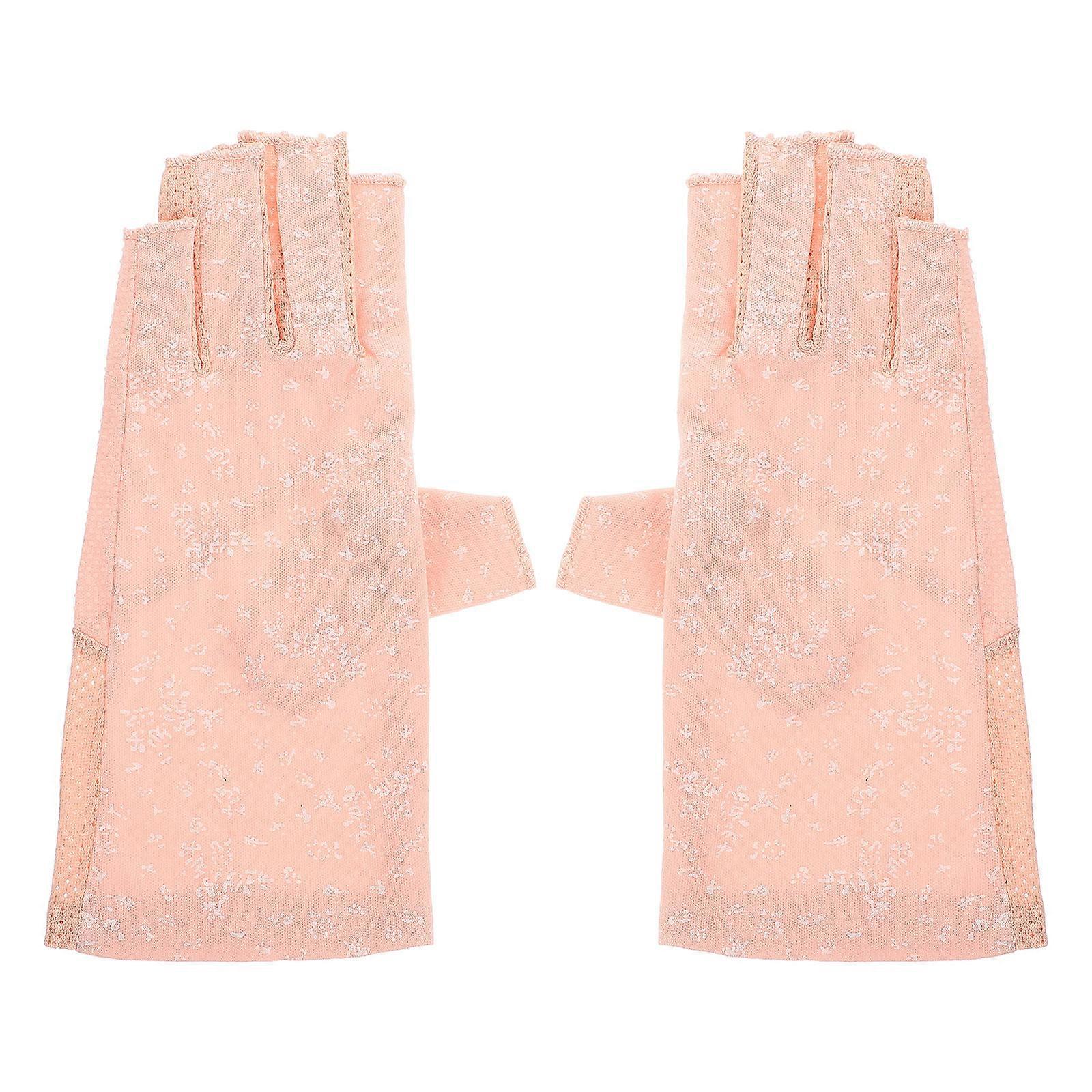 Stretchy UV Gloves for Professional Nail Care, Ensuring Hands Stay Protected