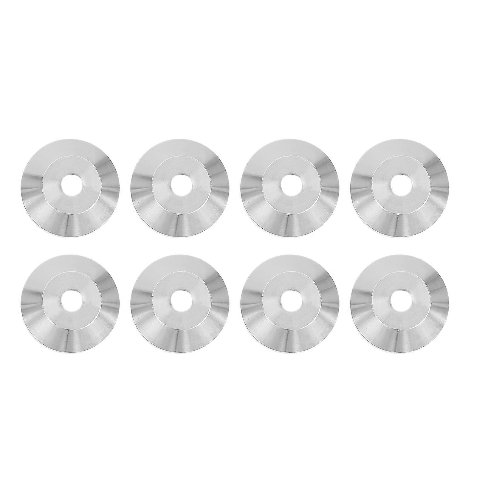 Durable Speaker Isolation Stand Feet with High Hardness Carbon Steel Spike Pads for Home Use Silver