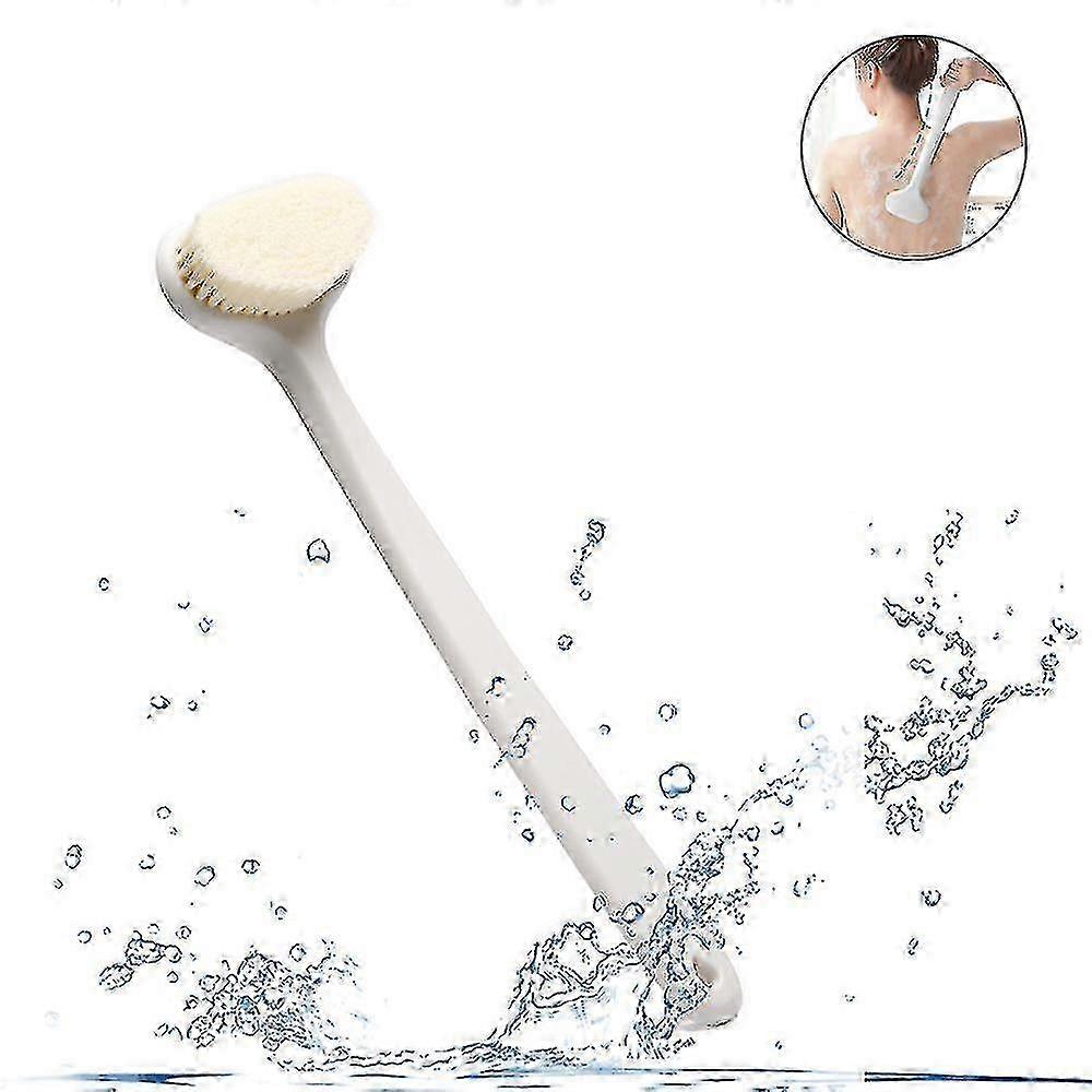 Long Handle Bath Body Brush for Exfoliation & Cellulite Massage