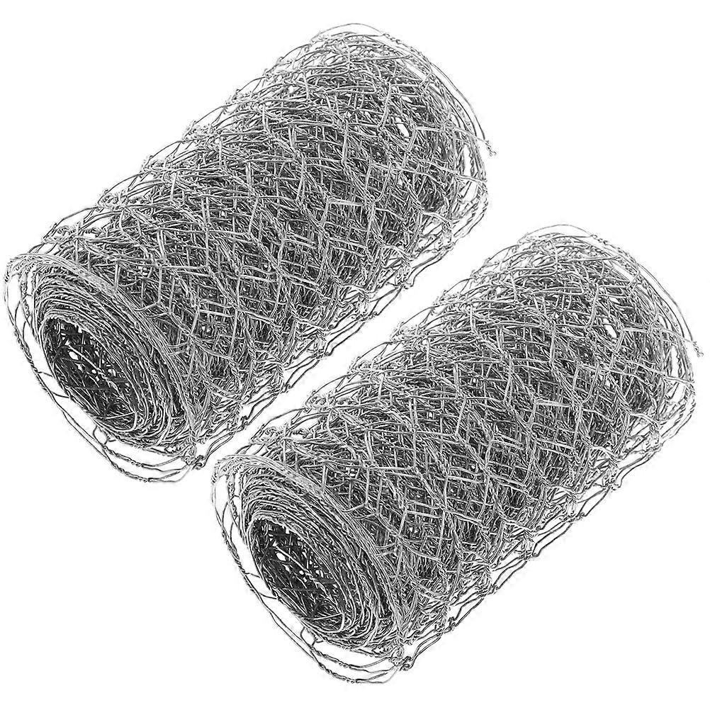 Metal Poultry Netting for Iron Wire Mesh Fence 2pcs Hexagonal Chicken Wire