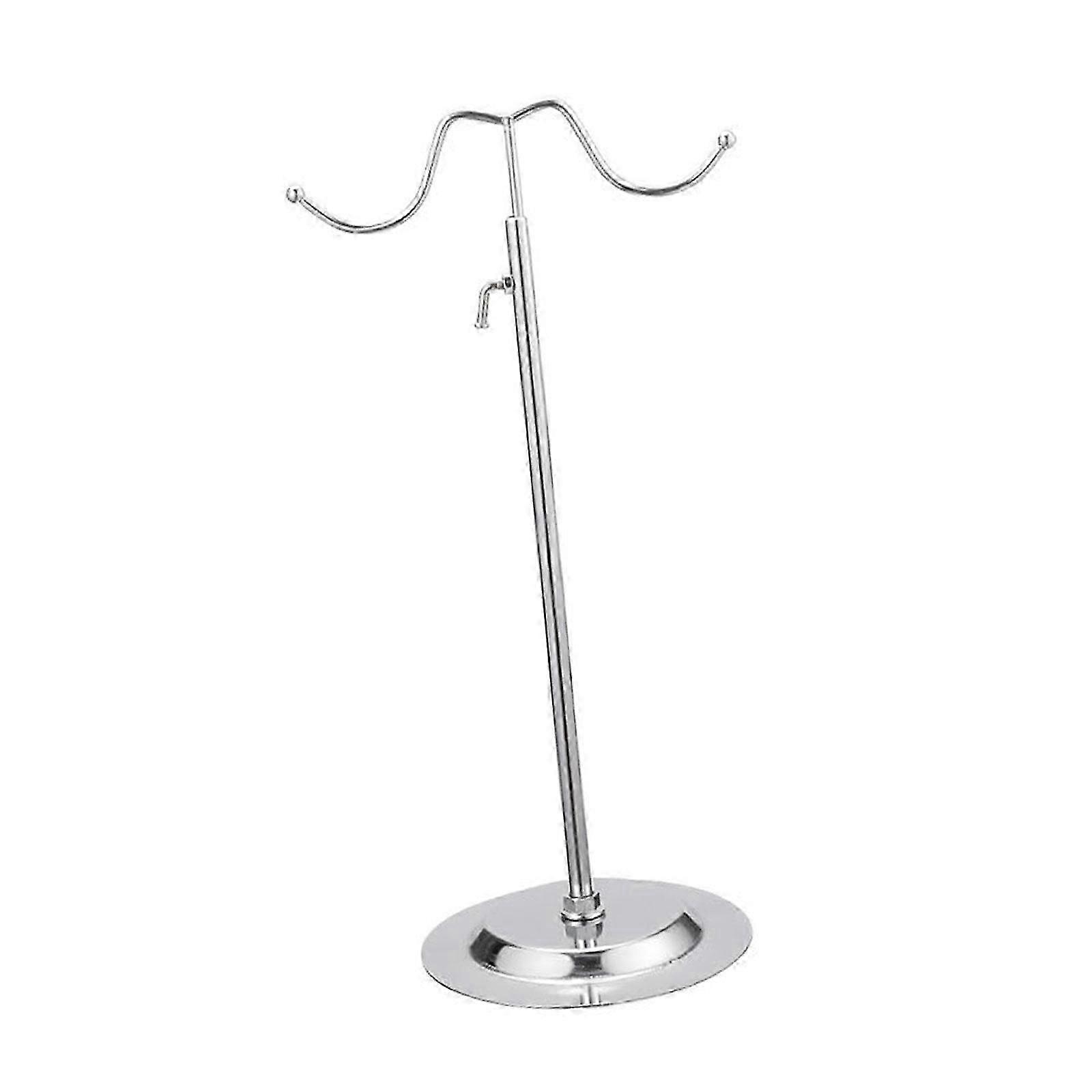 Height Adjustable Purse Display Stand with Hanging Hook, Handbag Holder Base Measuring 17 cm