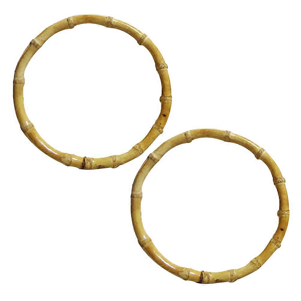 Bag Handles,Elegant Bamboo Finish for Premium Purse Upgrades