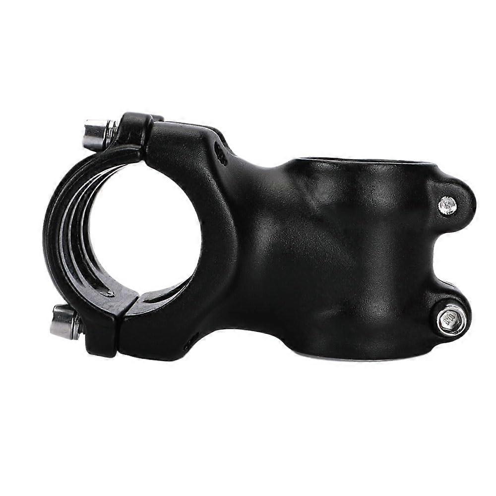 MTB Handlebar Stem 7 Degree Riser 31.8 x 45 mm Short Stem for Off-Road Bicycles - Black Aluminum Accessory