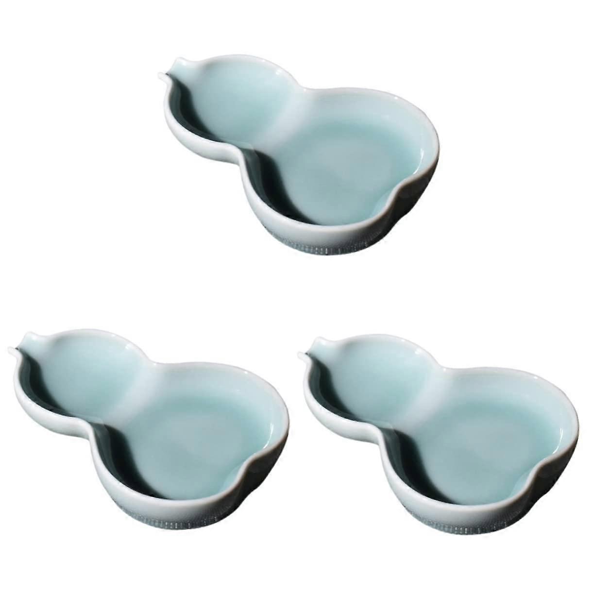 Calligraphy Brush Holder Set Of 3 Decorative Desktop Ink Container For Art Supplies Compatible With Calligraphy Brushes