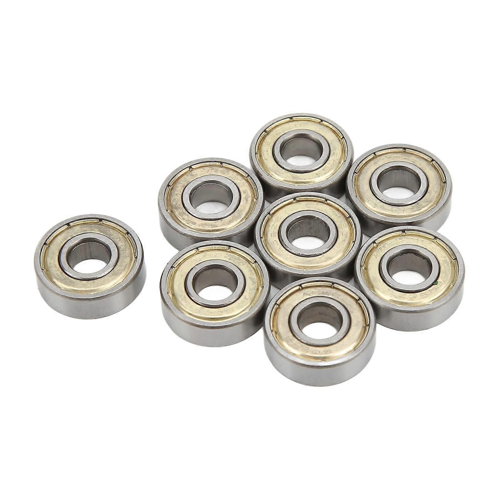 608zz Bearings - 8PCS ABEC 11 Precision Carbon Steel for Roller Skates and Dance Boards, High Performance, Durable Design