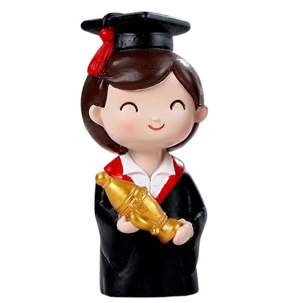 Graduation present Idea with Cartoon Doctor Cake Decor for