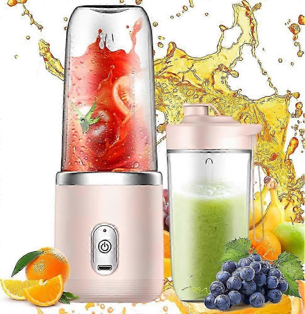 Mini Juicer USB Portable Blender Small Electric Juicer Blue Compact Efficient Design