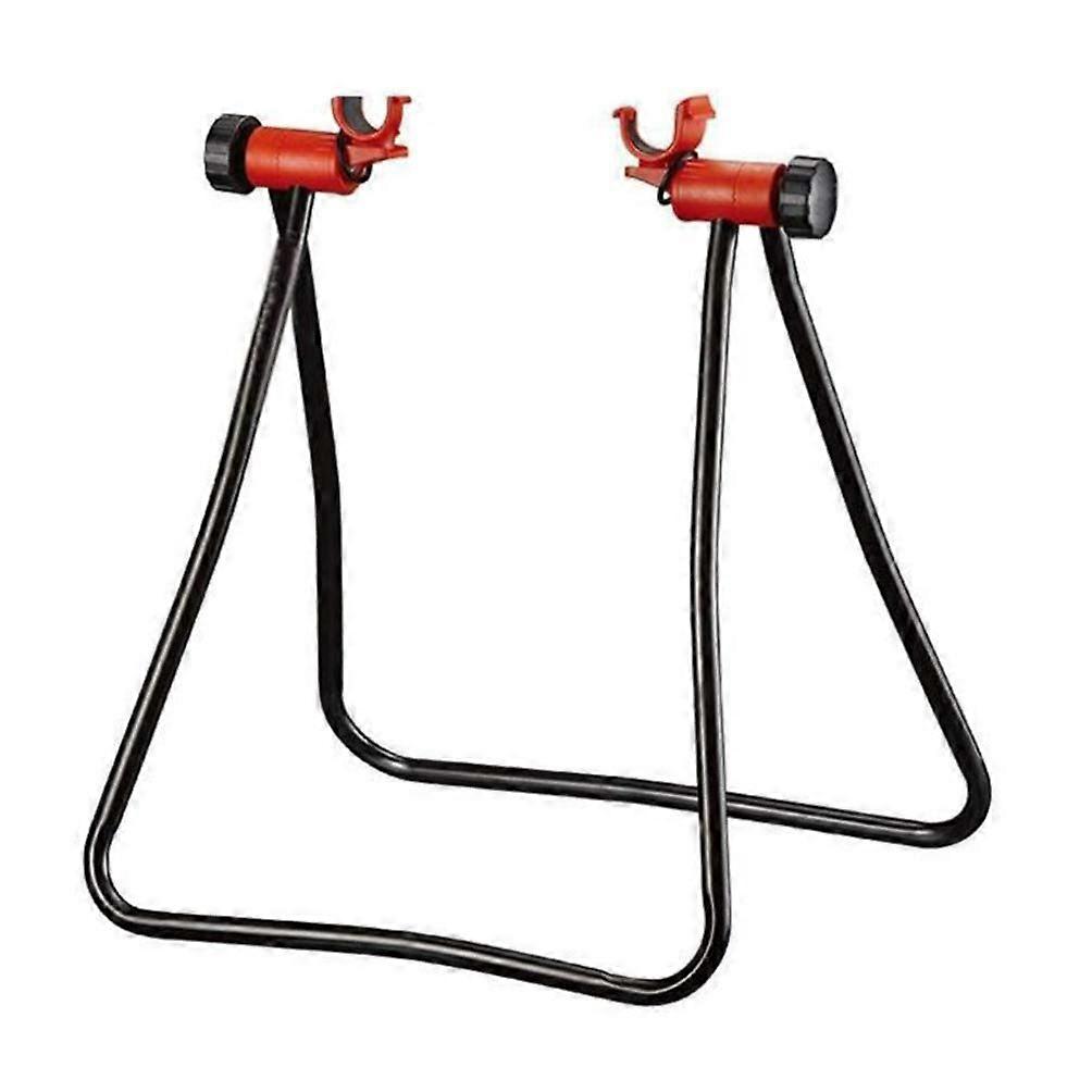 Bicycle Stand Adjustable Height Storage Rack for Mountain and Road Bikes, Foldable Design, Durable Floor Repair Stand
