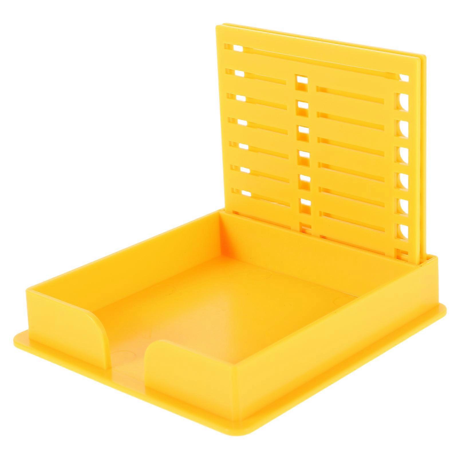 Week Label Organizer Stick Note Organizer Box Modern Design Small Item Organization Office And Home Use 9.50X9.00X1.70CM 1Set