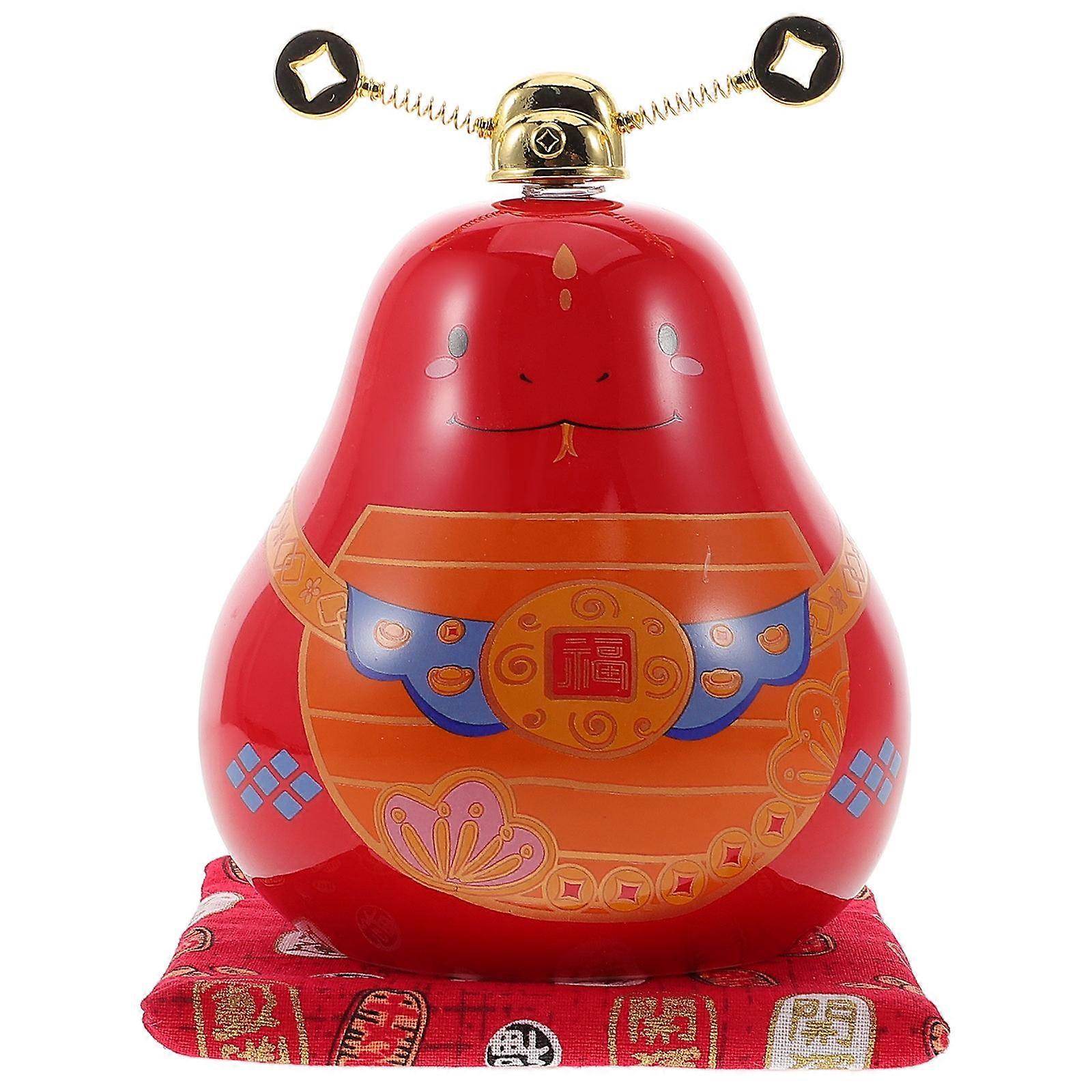 Ceramic Piggy Bank Chinese New Year Saving Container Cash Saving .00X10.00X10.00CM present 1Set