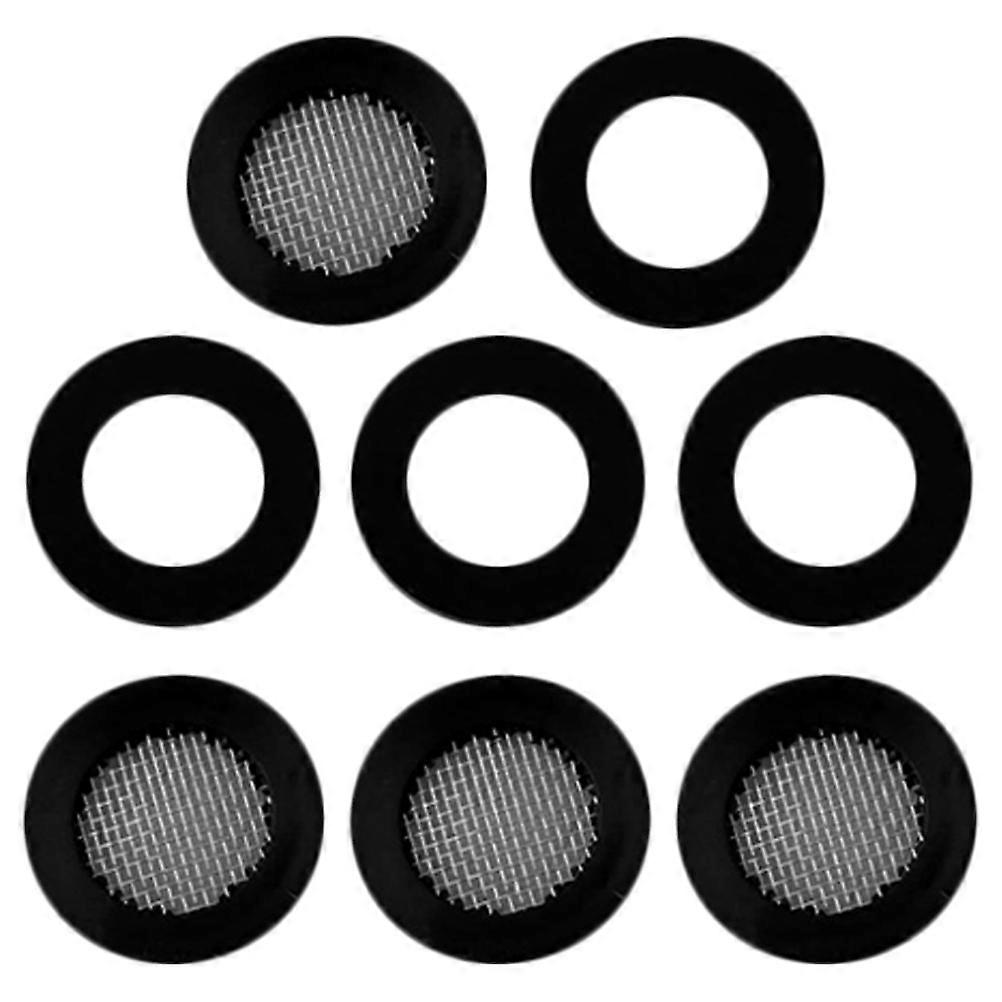 Shower Head Filter Gaskets with Screen Washer Leak Resistant Sealing Rings for Fixed and Handheld Hoses Gravel Filtering Replacement Washers for