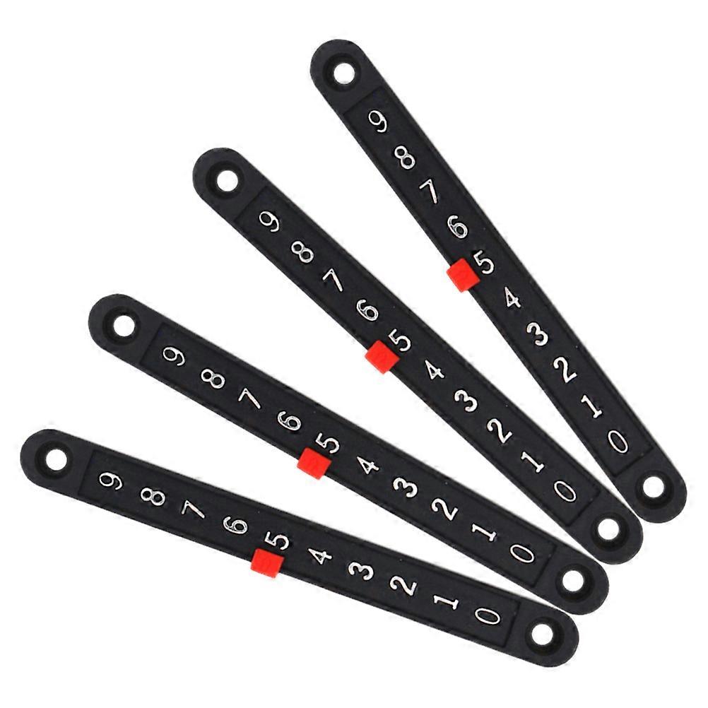 Foosball Accessories Plastic Foosball Table Scoreboard For Family Gatherings Style Durable Easy Assembly 4Pcs