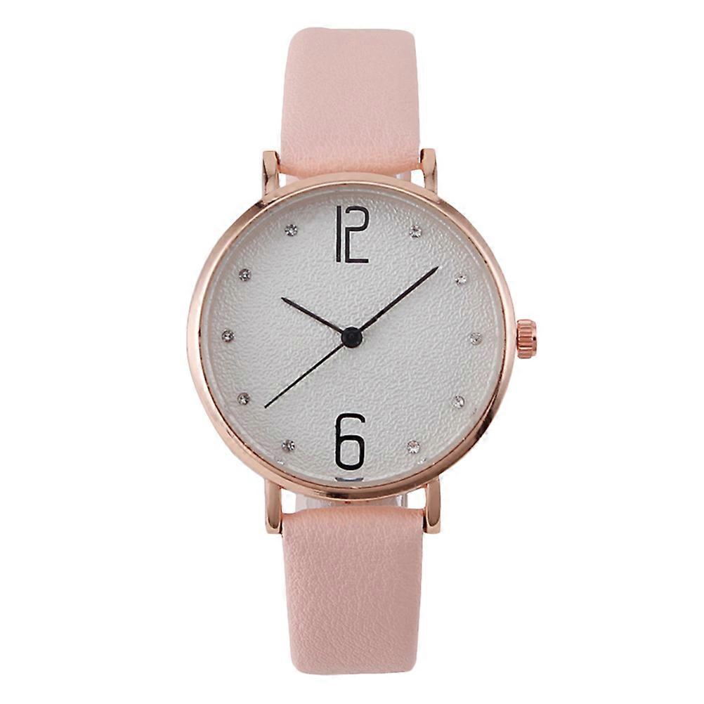 Ladies Wrist Watch Fashionable Quartz Analog Watch for Parties Round Material Timekeeping 1Pcs
