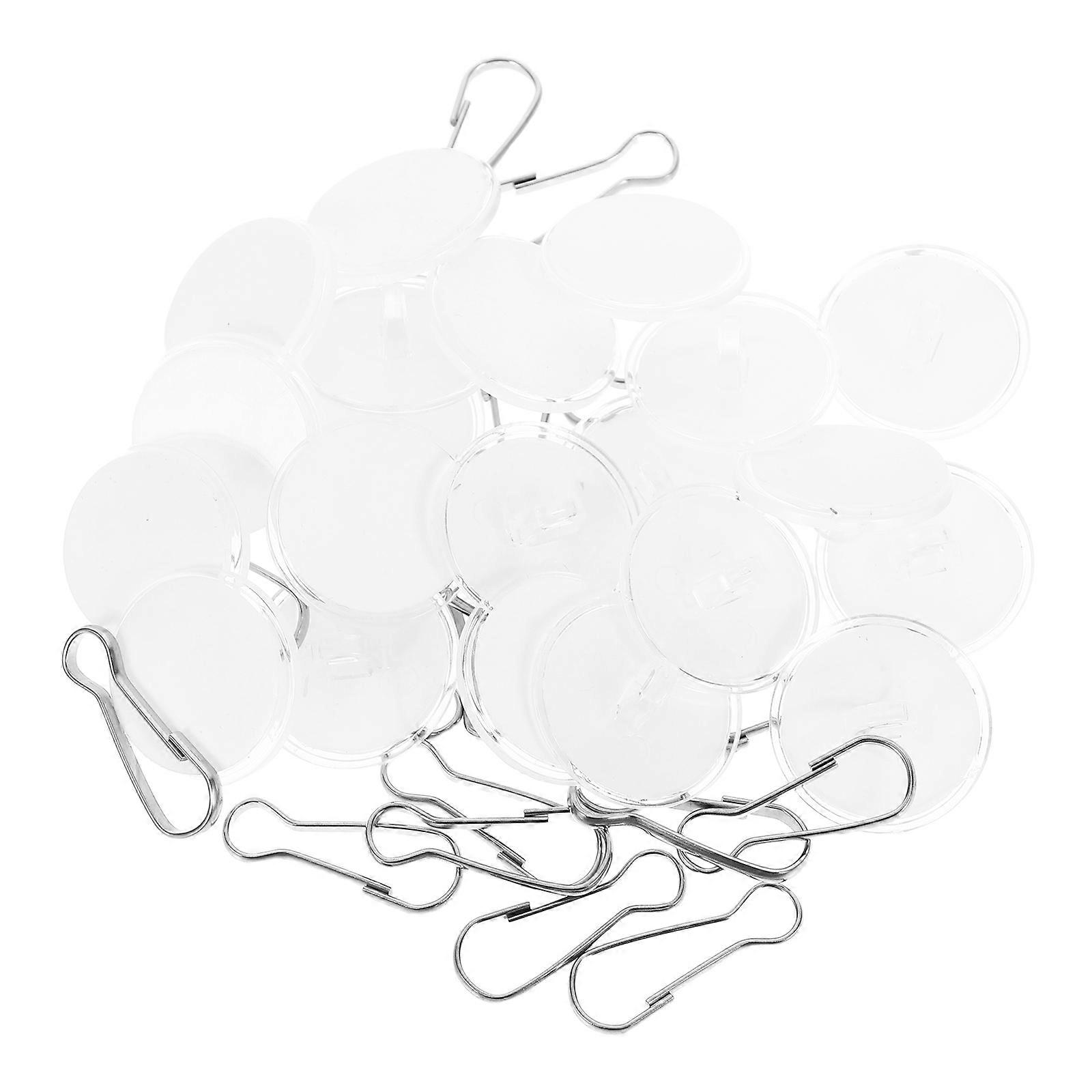 Small Sticky Hooks Self-Adhesive Ceiling Hanging Hooks For Holiday Decorations Transparent Polystyrene 20Pcs
