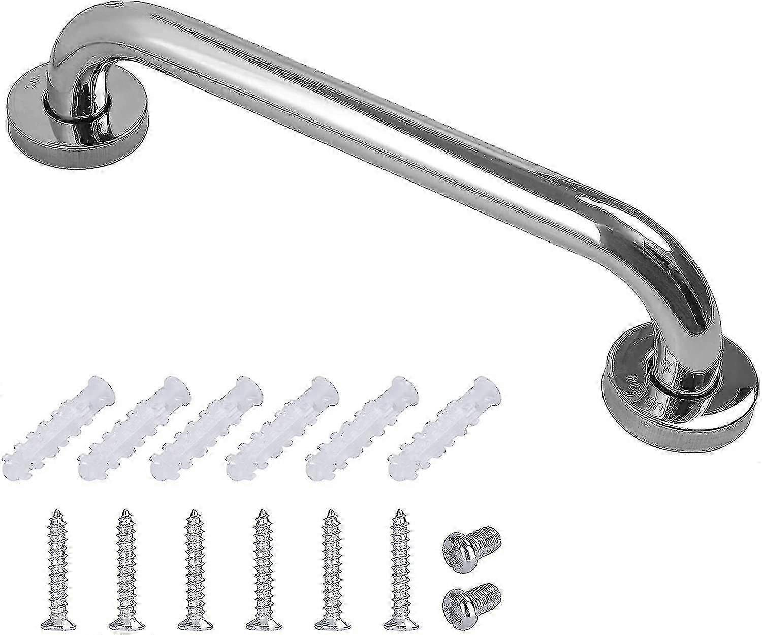 ステンレススチールグラブバートイレバスルームバスタブハンドル高齢者/障害者/子供/妊娠中30cm