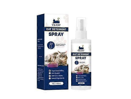 Cat Scratch Deterrent Spray - Anti-Scratch Training Spray for Furniture | Natural Mint Extract Formula to Prevent Scratching & Chewing | Indoor/Outdoo