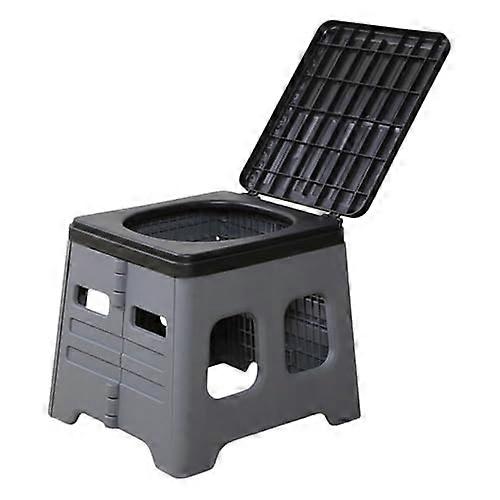 Toilet Foldable Mobile Camping Toilet for Pool Party, Camping, Caravan, Picnic