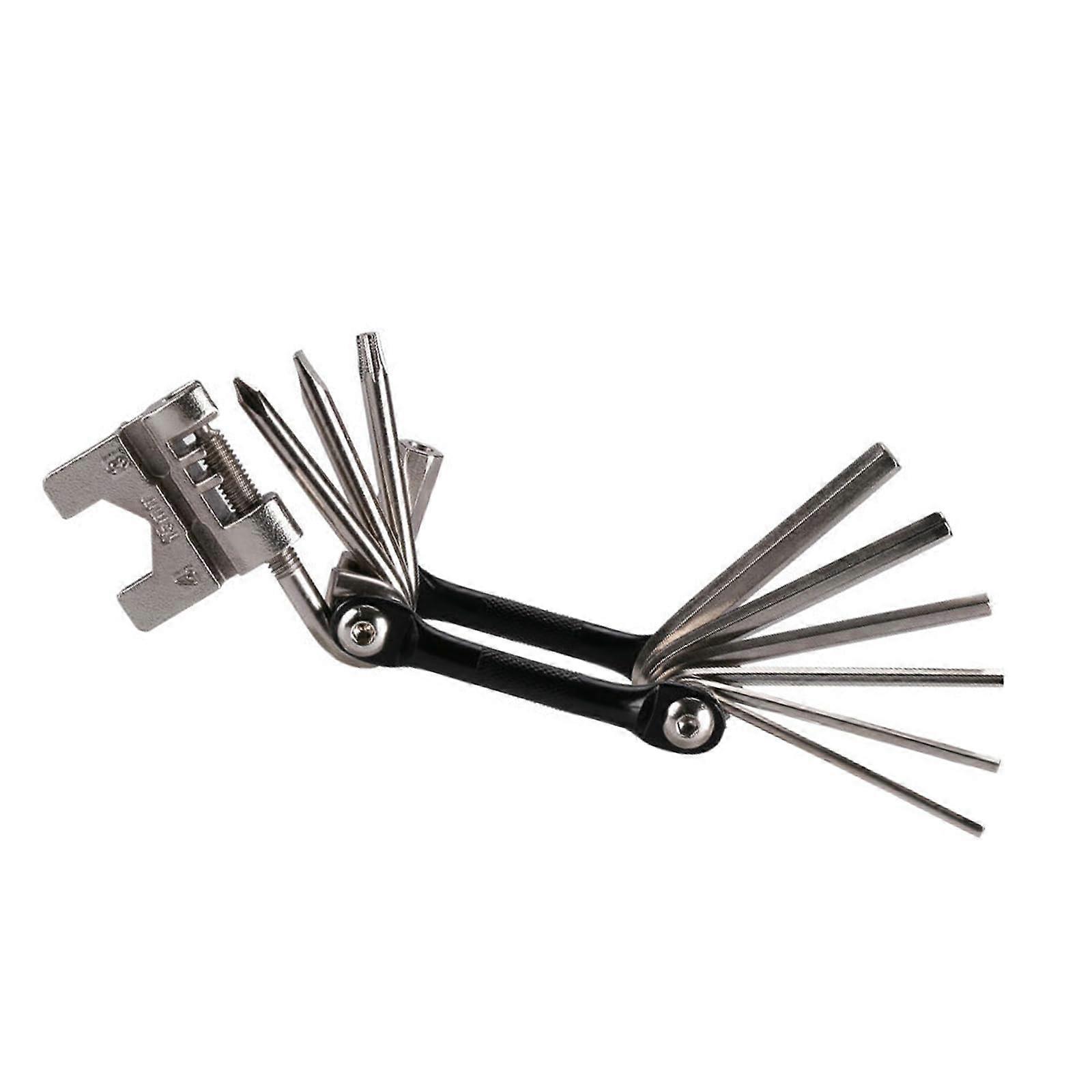 Professional Bicycle Multi-Tool Set With Carbon Steel Construction For Repairs Type B Model Compact Bicycle Repair Kit
