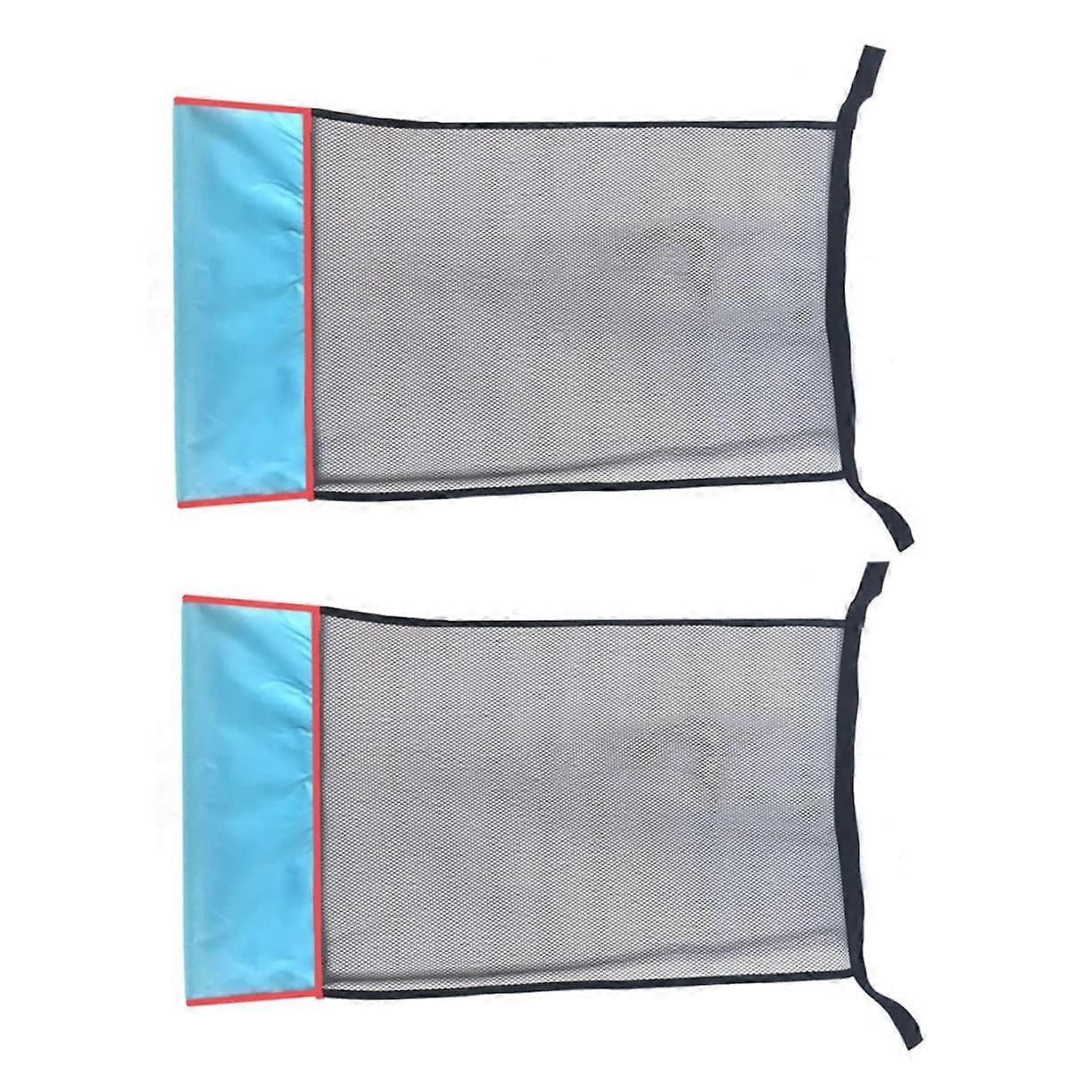 Pack of 2 Mesh Bag for Floating Chair Pool Chair Swimming Chair Black