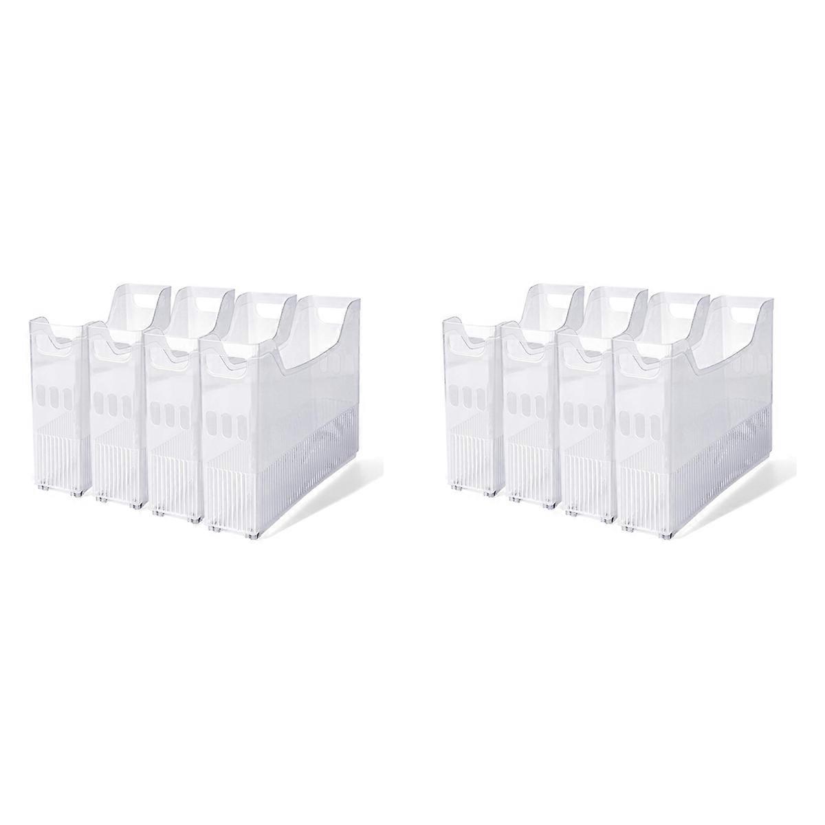 4x Scrapbook Paper Storage with Wheels,Plastic Scrapbook Storage