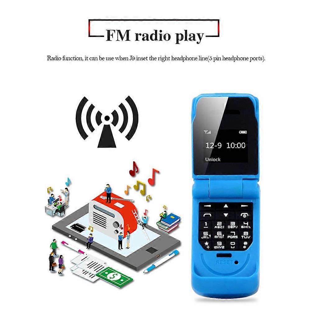 Mini Flip Handy J9, 0,66" OLED, 32MB+64MB, Micro USB