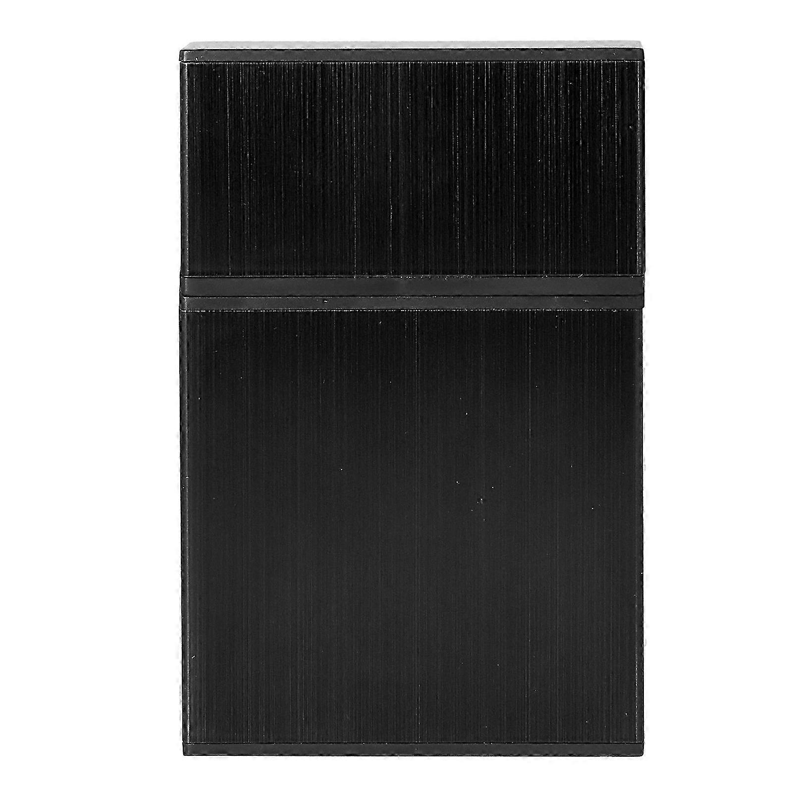 Exquisite Brushed Aluminum Cigarette Case and Box Suitable for Various Brands