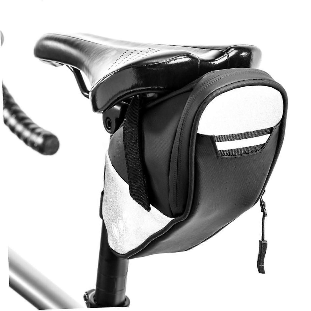 Saddle Bag For Mountain Bike One Piece Reflective Durable Easy Handling Under Seat