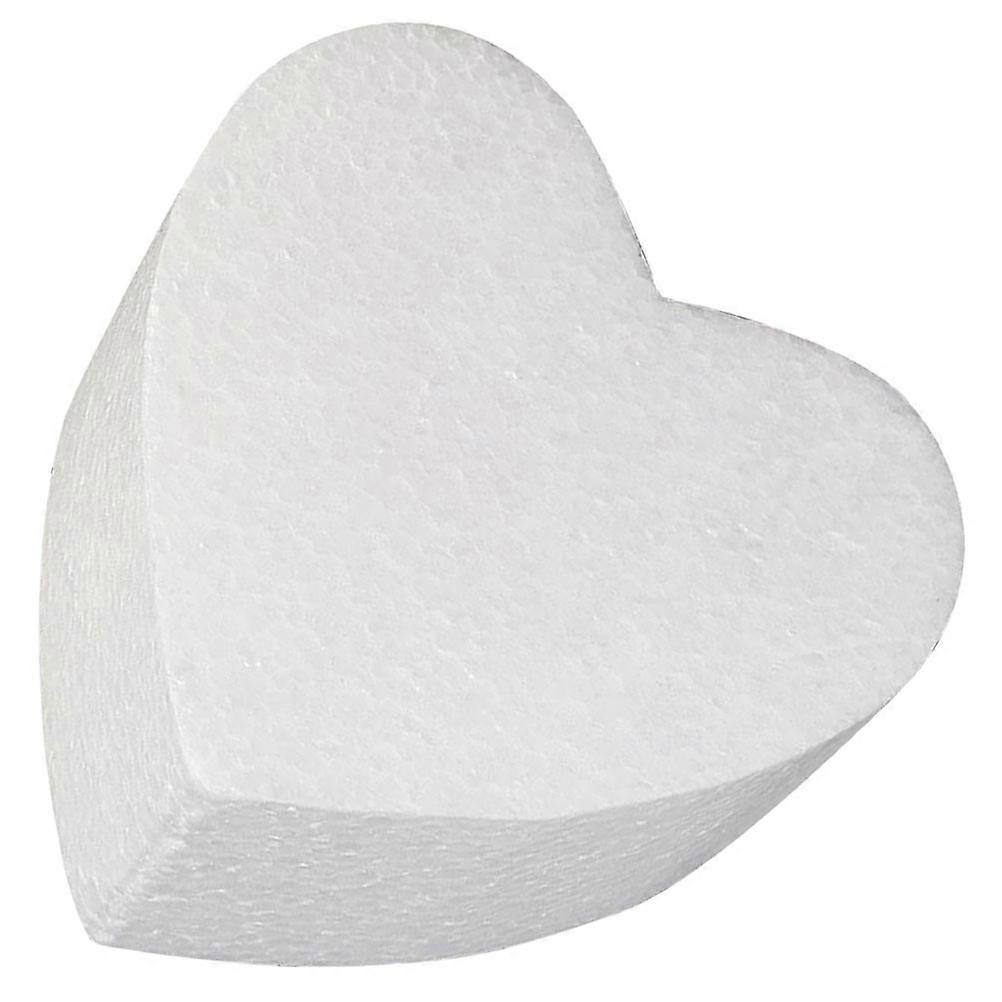 Cake Dummies Heart Shaped Baking Mold White 30.00X25.00X5.00CM Create Faux Cake 1Set