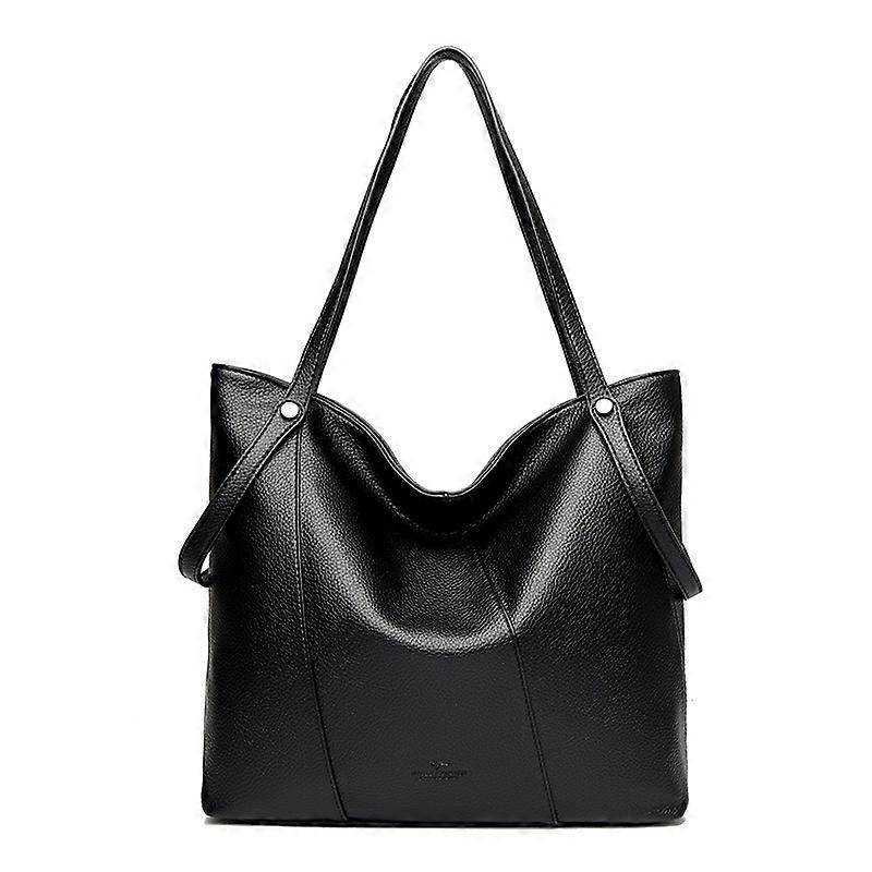 Women's cross-body bag, large capacity and practical, trendy splicing with PU material