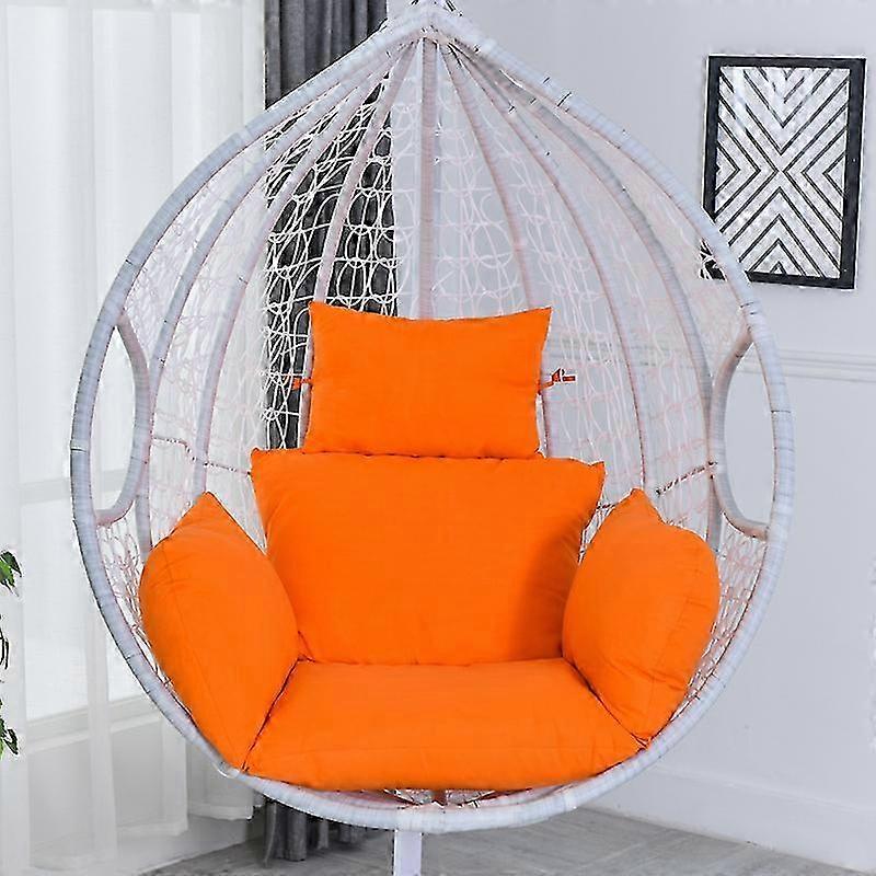 家庭用エッグチェア用オレンジハンギングバスケットクッション