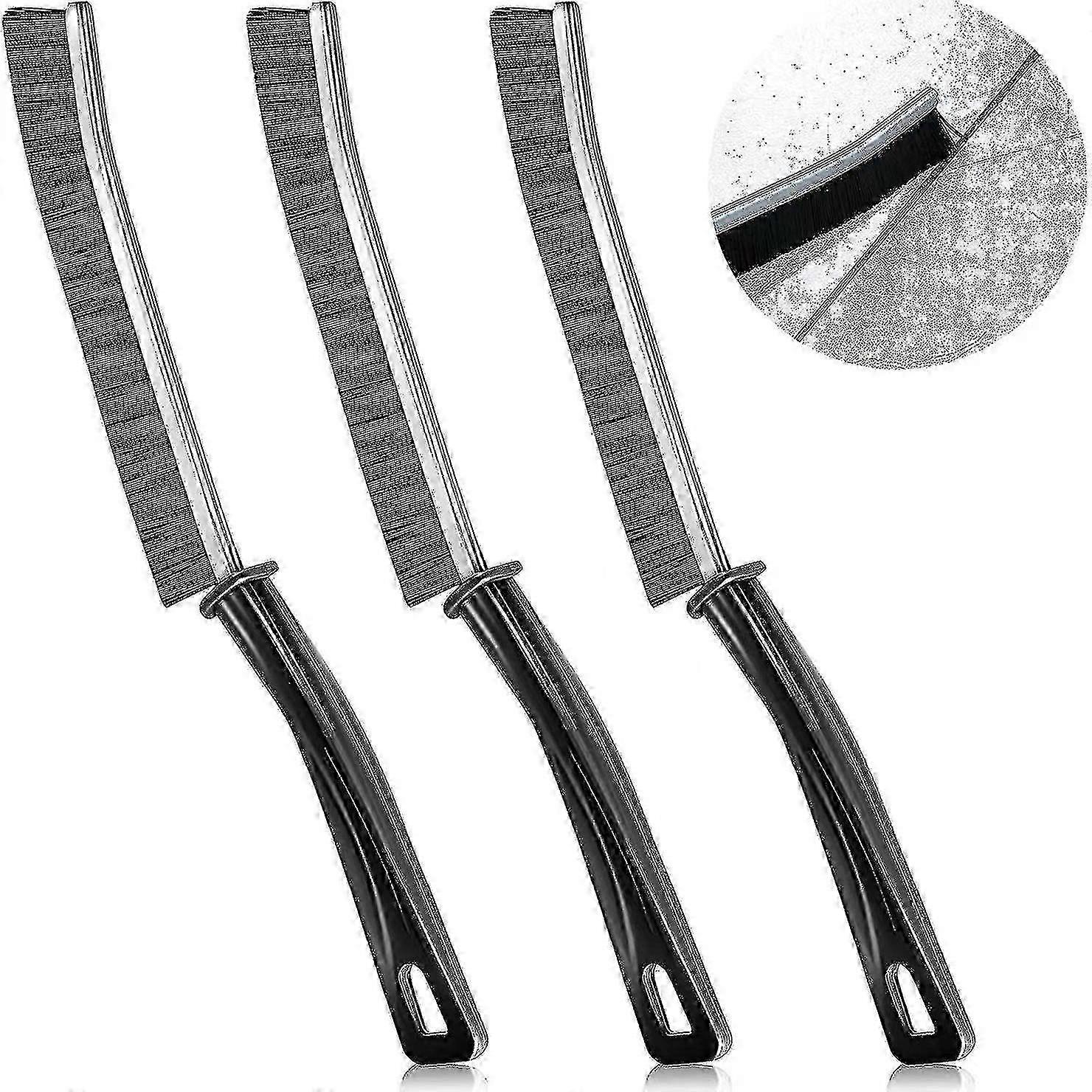 3pcs Multifunctional Cleaning Brush for Bathroom Gaps and Corners