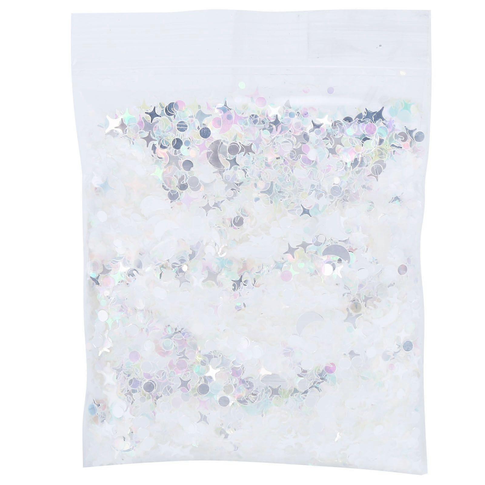 2025 Latest Model Star Sequins PET Silver Mixed Fantasy Glitter for Body Face