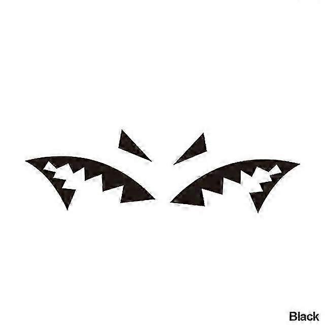 2Pcs Reflective Shark Fin Antenna Car Sticker Vinyl Decal for Automotive Use