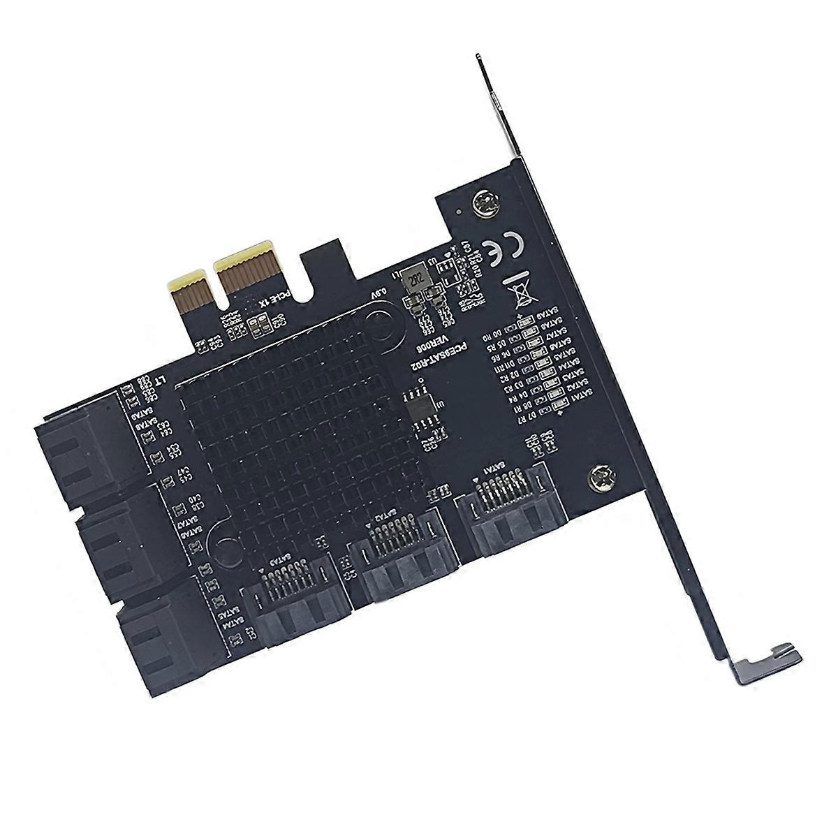 9 Ports PCIE to SATA Card SATA 3 PCIe 1X Express Expansion Card