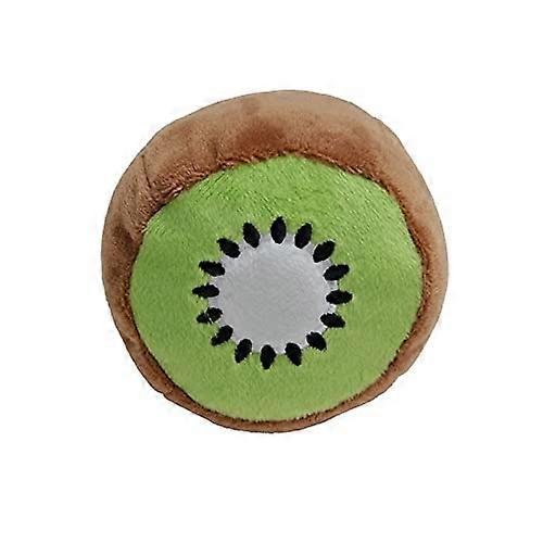 Dog Toy Indestructible Snailhouse Sounds Chew Plush Squeaky Puppy Training Toy For Cats Green Kiwi