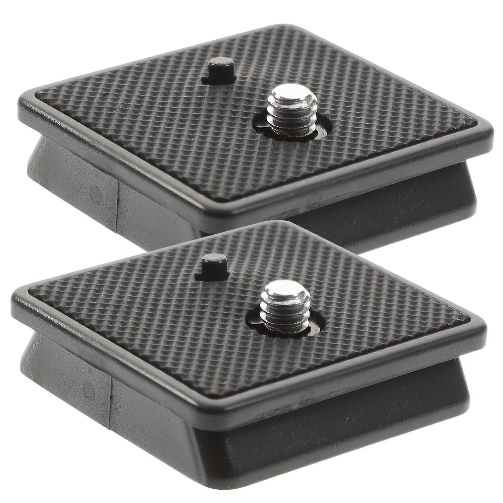 2 pieces quickrelease plate for tripod QR camera mount with screw, sturdy tripod accessory, easy installation, compatible