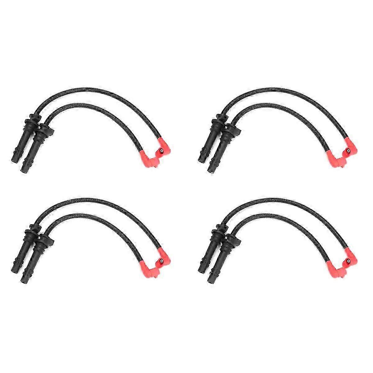 For Rzr 900 1000 Coil Spark Plug Caps Wires (set)