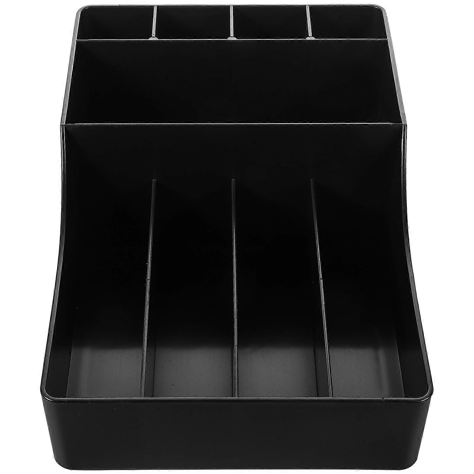 Premium Coffee Station Organizer with Multi Compartment Cups, Straws Holder for Home, Cafe, Restaurant – Easy to Clean, Holds Sugar Packets, Paper
