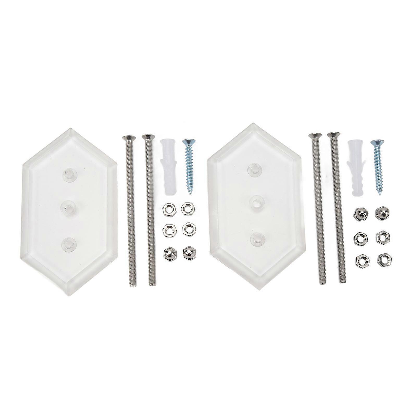 2 Sets Skateboard Hanger Wall Mounting Deck Rack Skateboarding Display and Storage Mount Kit