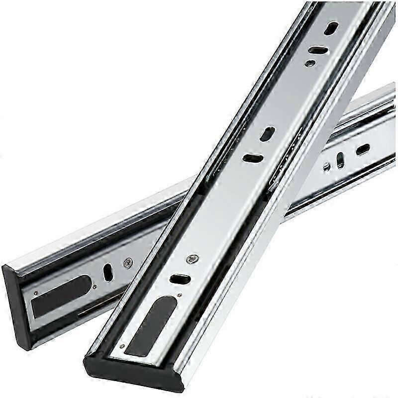Drawer Slides 250mm Full Extension Ball Bearing Slide 45kg Heavy Duty Load Capacity, 1 Pair (2pcs)(10" 25cm Cold Rolled Steel)