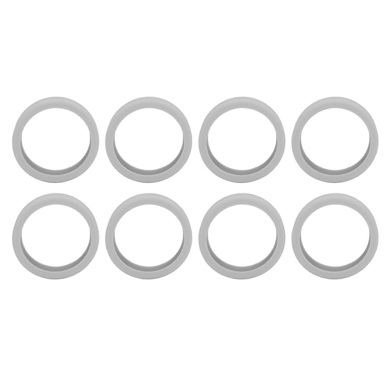 8PCS Gepäck Koffer Räder Abdeckung Silikon Effektiver Schutz Lärmreduzierung Wasserdichter Koffer Radschutz Grau YMHC