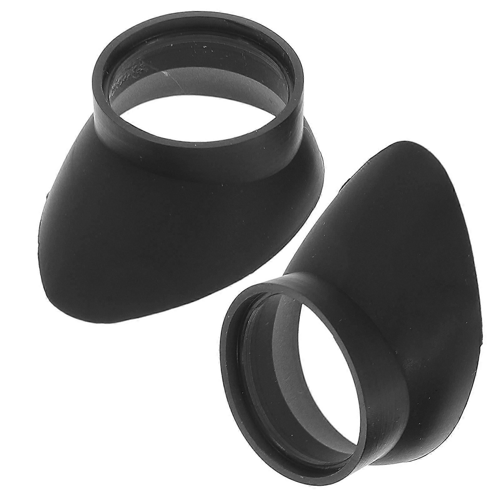 Telescope Microscope Binoculars Eyepiece Lens Protector Round Shape Wear-resistant 2Set