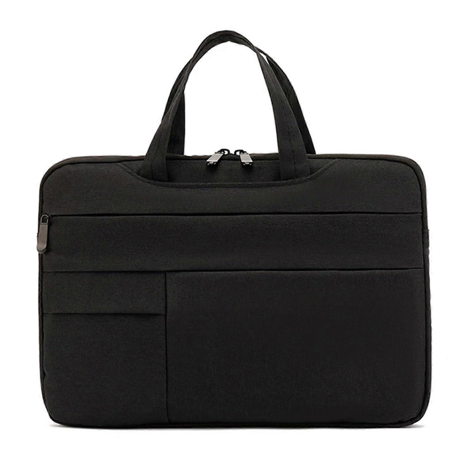 Laptop Bag Waterproof Universal for 11 12 13 14 15 15.6 Inch Laptops Black Notebook Case with Handle and Travel Features