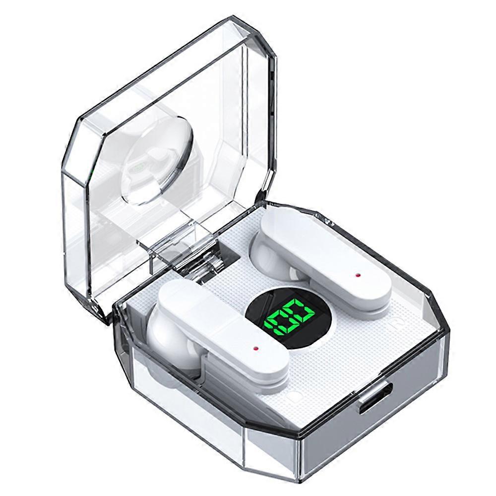 K30 Smart Voice Translation Earbuds Multi Language Interpretation Bluetooth-compatible Headphones Real Time Translator White